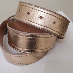 Brave metallic Gold Belt-rose gold